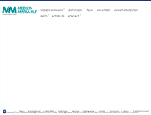 Tablet Screenshot of medizinmariahilf.at